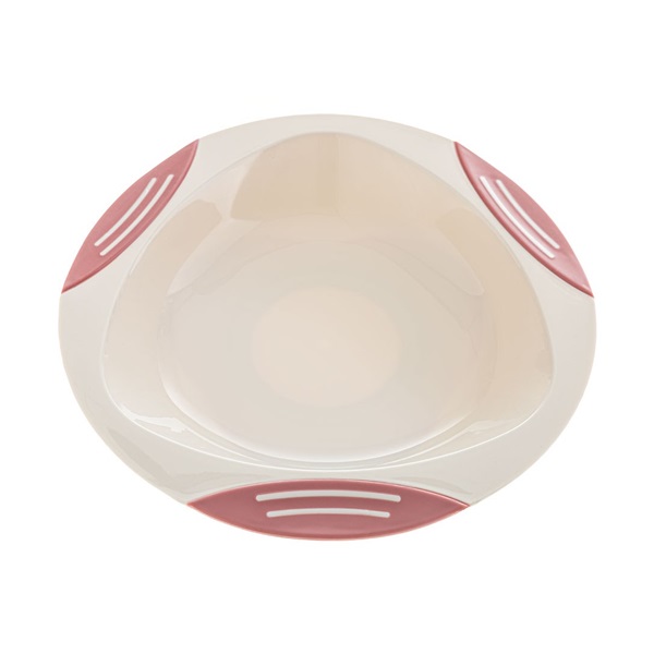 Baby plate with suction cup Akuku red