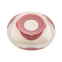 Baby plate with suction cup Akuku red