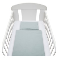 New Baby Dominik green crib mantinel