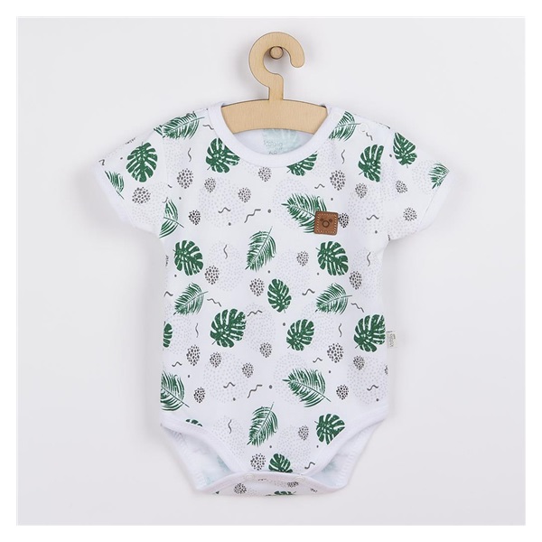 Short sleeve baby bodysuit Koala Nature, size 74 (6-9m)