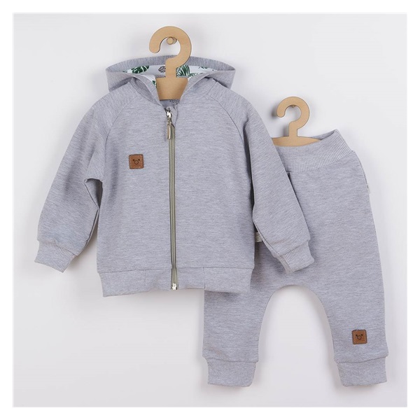 Baby sweatpants and hoodie Koala Nature, size 74 (6-9m)