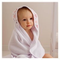 Baby towel with washcloth Koala Flowers