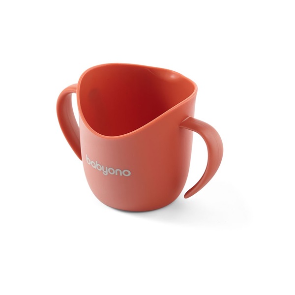 Ergonomický hrneček Baby Ono FLOW červený