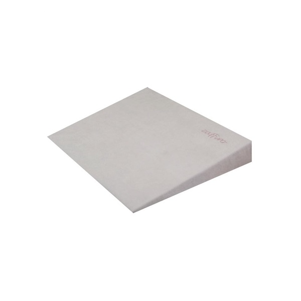 Infant suede pillow - wedge with ventilation holes grey