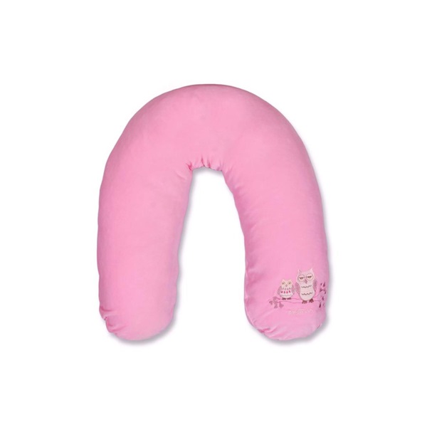 Universal Suede Nursing Pillow Womar Owl Pink
