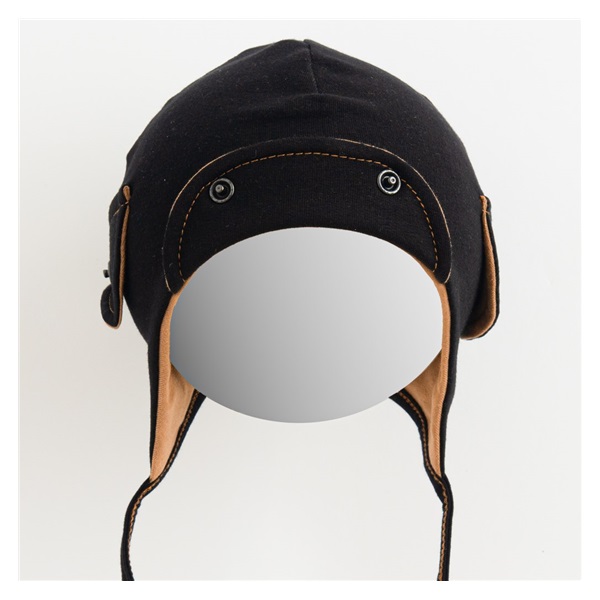 Spring Baby Cap New Baby Special One Black, size 68 (4-6m)