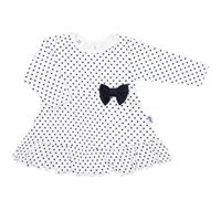 Baby cotton dress with headband New Baby Teresa, size 62 (3-6m)