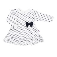 Baby cotton dress with headband New Baby Teresa, size 80 (9-12m)