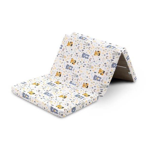 Folding mattress for cot Sensillo Forest animals 120X60 cm