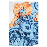 Baby cotton cap Nicol Tomi blue, size 56 (0-3m)
