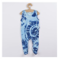 Baby cotton onesie Nicol Tomi blue, size 68 (4-6m)