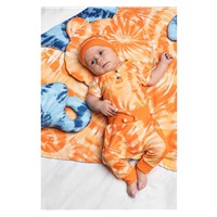 Baby cotton sweatpants Nicol Tomi orange, size 80 (9-12m)