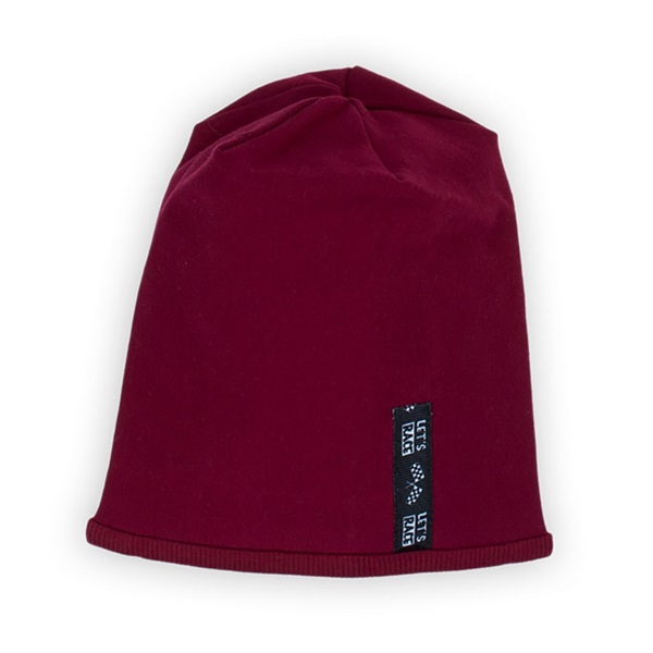 Baby cap Nicol Races burgundy, size 92/98
