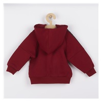 Baby sweatshirt Nicol Races burgundy, size 68 (4-6m)