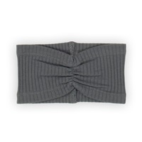 Baby cotton headband Nicol Nela grey, size 56/62