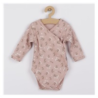 Baby cotton bodysuit with side fastening Nicol Nela, size 56 (0-3m)