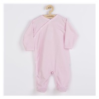 New Baby Lovely polka dots cotton jumpsuit with side fastening, size 50