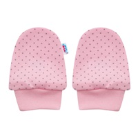New Baby Lovely polka dots cotton baby set-caps and gloves, size Univerzální