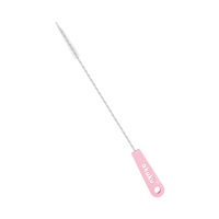 Straw brushes Akuku 3 pcs pink
