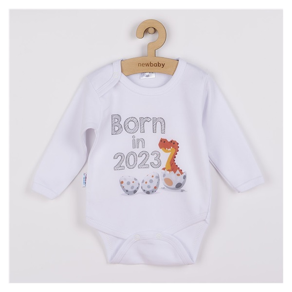 Body printed with New Baby Born in 2023 dinosaur, size 56 (0-3m)