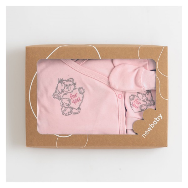 New Baby Classic 5-Piece Maternity Set Pink, size 56 (0-3m)