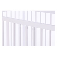 Drewex LULAYA cot with pull-down sidewall white