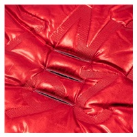 New Baby Luxury Fuzzy with fur coat red