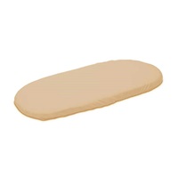 New Baby Beige Jersey Stroller Sheet 35x75 cm