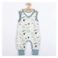 New Baby Happy Elephants Green Cotton Baby Rompers, size 62 (3-6m)