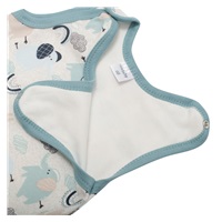 New Baby Happy Elephants Green Cotton Baby Rompers, size 68 (4-6m)