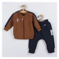 Baby sweatpants and sweatshirt Koala One Way Only brown, size 86 (12-18m)