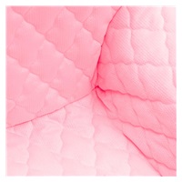 Baby chair made of Velvet New Baby Puffs pink