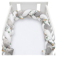 Protective crib mattress cover New Baby Minka and Animals