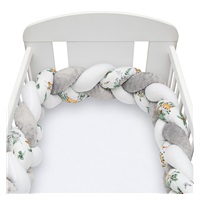 Protective crib mattress cover New Baby Minka and Animals