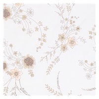 Luxury nest with pillow and blanket New Baby from Minky Flowers white