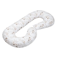Universal nursing pillow in the shape of C New Baby XL Flowers white