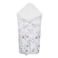 Classic lace-up wrap New Baby Flowers white