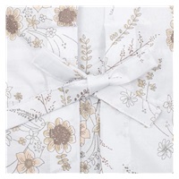 Classic lace-up wrap New Baby Flowers white