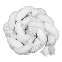 Protective crib mattress cover New Baby Minka and Flowers