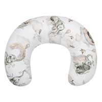 Nursing Pillow New Baby Elephants white-grey