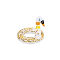 Inflatable children‘s glitter ring Bestway 61x56cm Swan