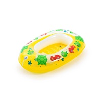 Bestway inflatable boat for kids 102x69 cm yellow