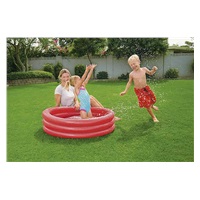 Inflatable children‘s pool Bestway 102x25 cm red