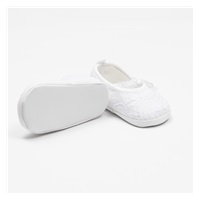 Baby lace ballet flats New Baby white 0-3 m, size 0-3 m