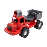 Children's fireman's bouncer with bubble blower BAYO 70 cm