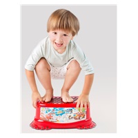 Children‘s non-slip bathroom step stool MONSTERS pink