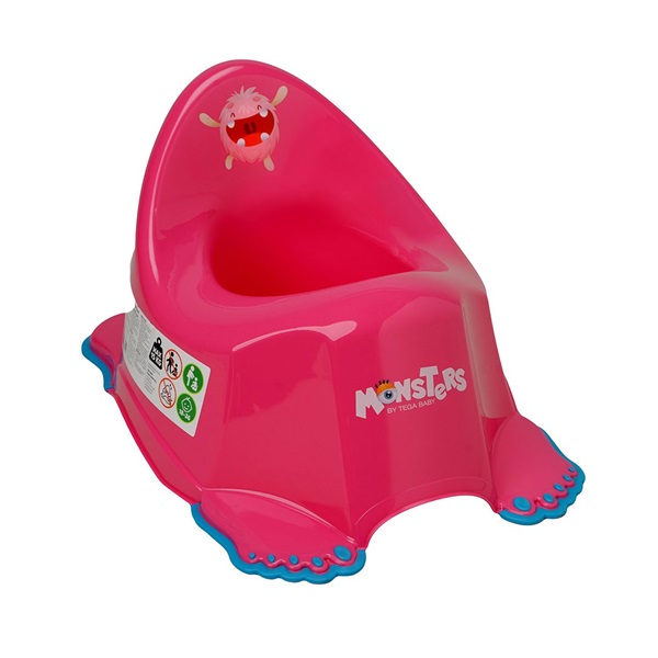 MONSTERS anti-slip potty pink