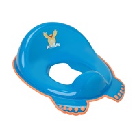 Children's non-slip toilet seat MONSTERS blue