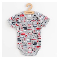 Baby cotton short sleeve bodysuit New Baby Go!go!go!, size 62 (3-6m)