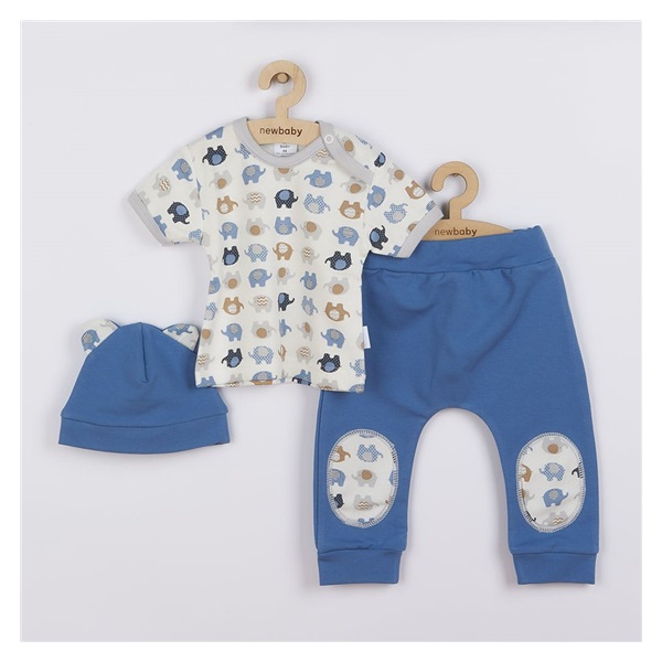 New Baby Magic elephant 3-piece set, size 68 (4-6m)